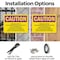 Signmission Radiation & Laser Sign, 7 in H x 10 in W, Plastic, Rectangle OS-2PACK-CR-P-710-L-10153 - alternate 2